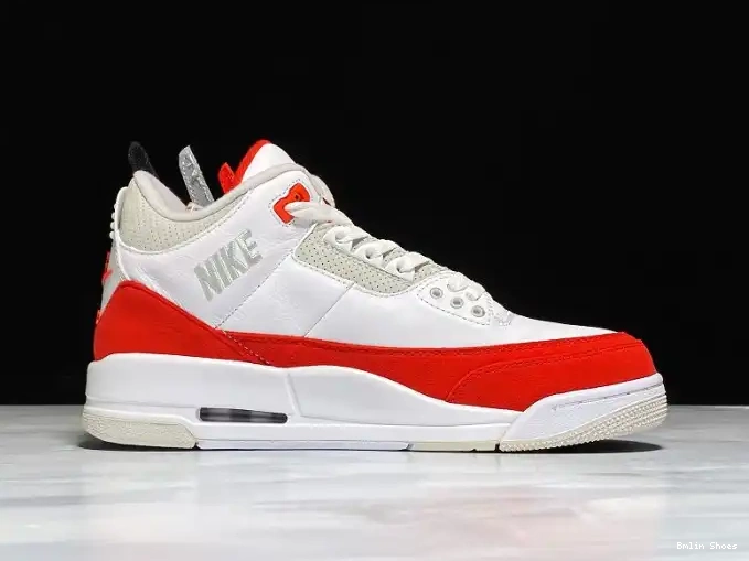 Bmlin CJ0939-100 White Air University Jordan Retro Tinker Red 3 0602